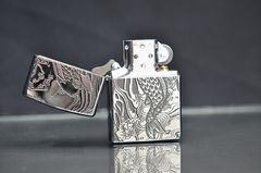 Zippo khắc hình cá chép ZD36