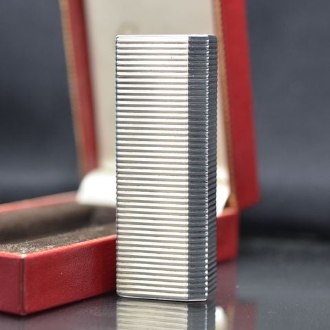 Cartier bọc bạc kẻ ngang CA08