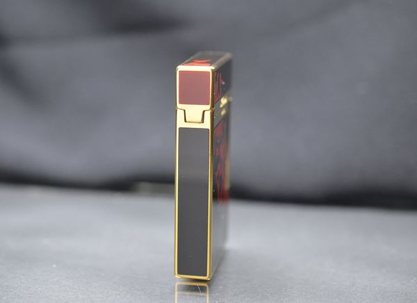 Dupont 2 lỗ cao sơn mài đen đỏ DPH36