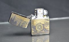 Zippo Armor khắc hình xe ZD35