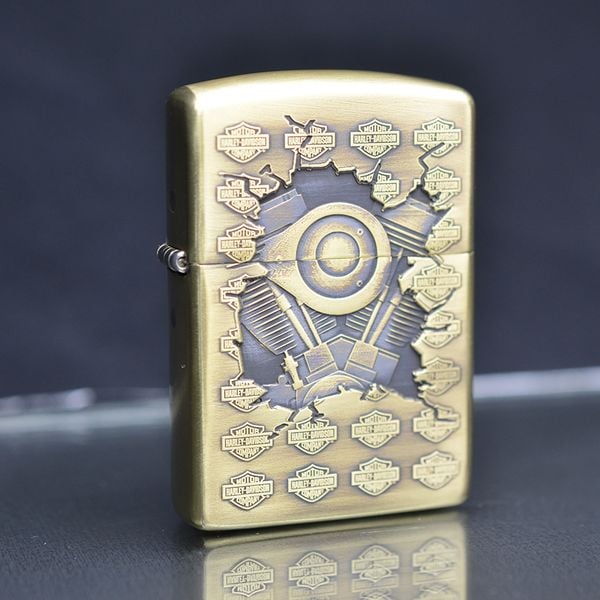 Zippo Armor khắc Harley Davidson ZD34