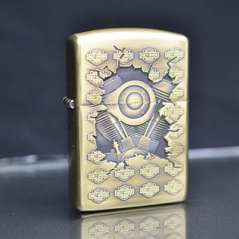 Zippo Armor khắc Harley Davidson ZD34