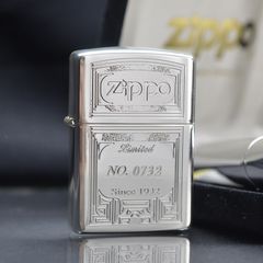 Set Zippo 1993 mạ bạc giới hạn C161