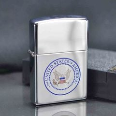 Zippo 1998 chrome bóng chủ đề quân đội C798