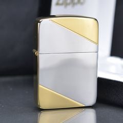 Zippo tái bản 1941 mạ vàng kẻ chéo số giới hạn ZN293