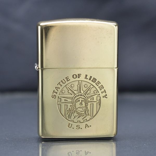 Zippo chu niên 1992 Liberty nữ thần tự do Mỹ C415