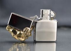 Zippo 1996 Emblem Đầu Ngựa – Mạ Vàng Gold Plated C203