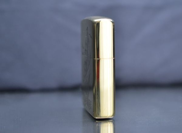 Zippo đồng khắc hình thuyền ZK160