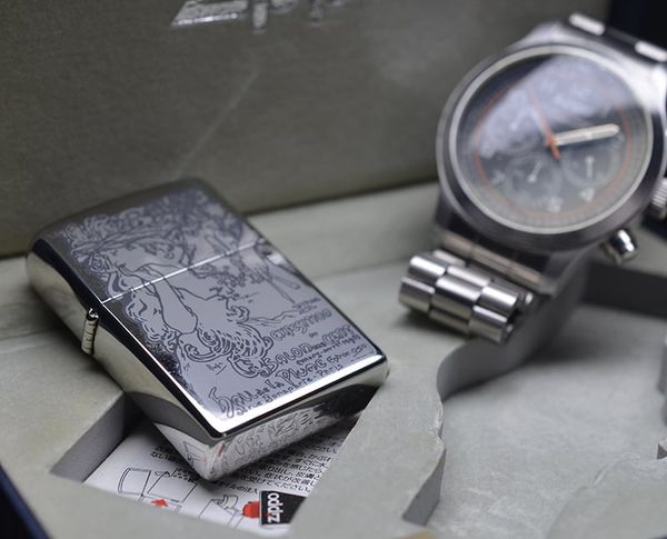 Set Zippo 2006 đồng hồ C100