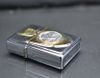 Zippo 1996 elblem mạ vàng gắn đồng xu 5 cents C65