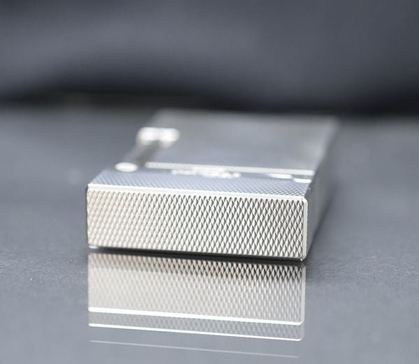 Dupont 2 lỗ vân kim cương nhỏ bọc bạc DPH122