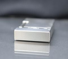 Dupont 2 lỗ vân kim cương nhỏ bọc bạc DPH122