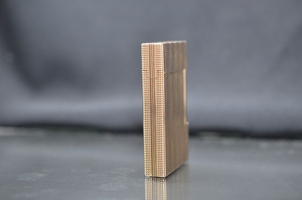 Bọc vàng hồng 2 lỗ cao kẻ dọc DPH43