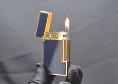 Dupont 2 lỗ sơn mài xanh than DPH23