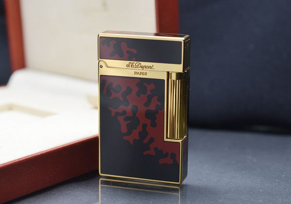 Dupont 2 lỗ cao sơn mài đen đỏ DPH36