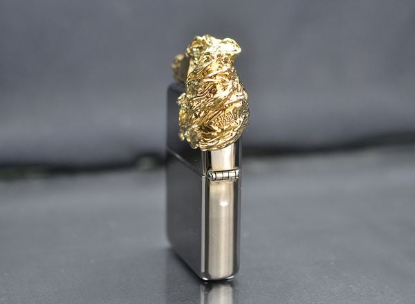 Zippo 1996 Emblem Đầu Ngựa – Mạ Vàng Gold Plated C203