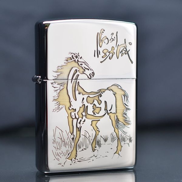 Zippo Khắc CNC Hình Ngựa ZK124
