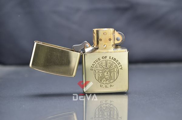 Zippo chu niên 1992 Liberty nữ thần tự do Mỹ C415