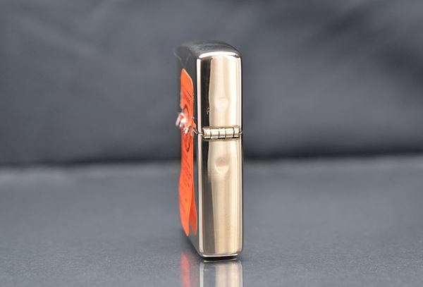 Zippo mạ vàng hồng trơn 1997 C772