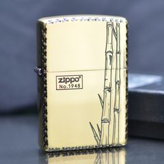 Zippo Xuất Nhật Hình Cây Trúc ZN218