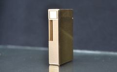 S.T. Dupont Ligne 1 (1 Lỗ Cao) - Bọc Vàng 20 Microns - Thiết Kế Classic Sang Trọng DPH30