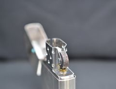 Zippo 2003 bạc bạc 925 đính đá C749