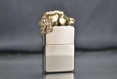 Zippo 1996 Emblem Đầu Ngựa – Mạ Vàng Gold Plated C203