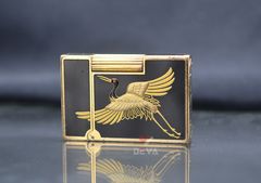 Dupont 2 lỗ thấp sơn mài dán hình chim DPH50