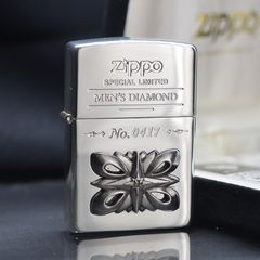Zippo 1995 emblem đính kim cương C151