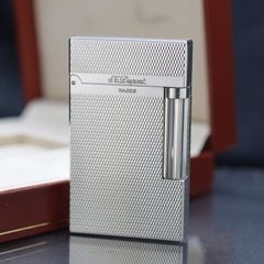 Dupont 2 lỗ vân kim cương nhỏ bọc bạc DPH122