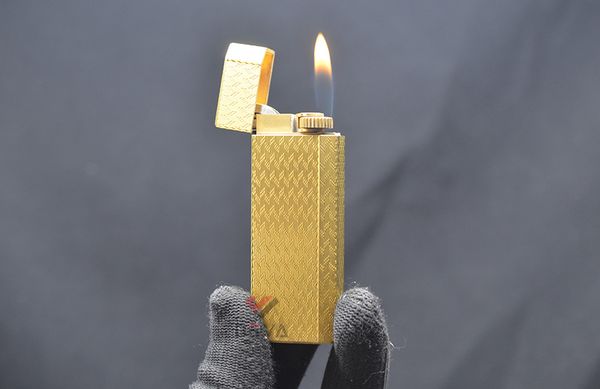 Cartier bọc vàng dày 5 cạnh hoa văn CA06