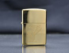 Zippo 1994 mạ vàng chủ đề đảo Guam C105