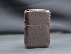 Set Zippo 4 thứ bọc da rắn 1995 C11