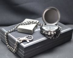 Set Zippo 2004 kèm đồng hồ C137