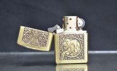 Mẫu zippo Armor khắc hình 3D nổi ZD49