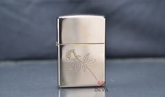 Mạ vàng hồng khắc hình bông hồng 1999 C774