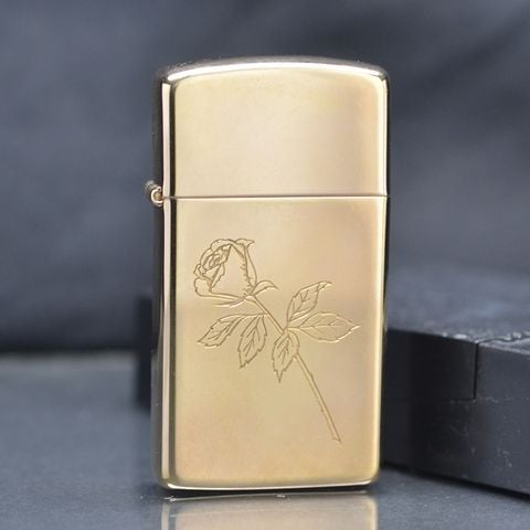 Mẫu Slim khắc hình bông hồng 2000 C775