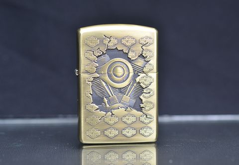 Zippo Armor khắc Harley Davidson ZD34