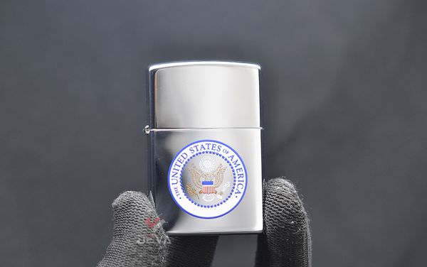 Zippo 1998 chrome bóng chủ đề quân đội C798