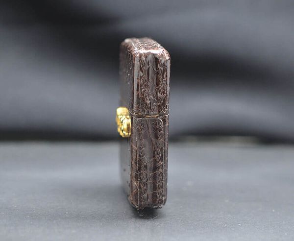 Set Zippo 4 thứ bọc da rắn 1995 C11