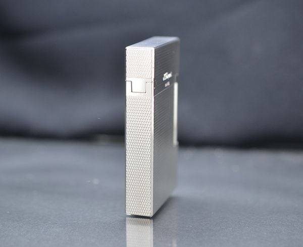 Dupont 2 lỗ vân kim cương nhỏ bọc bạc DPH122