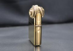 Zippo 1993 Emblem Đầu Thú – Mạ Vàng Toàn Thân Gold Plated – Đời IX La Mã Đẳng Cấp C166