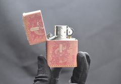 Zippo 2003 Bọc Da In Hình Rồng  – Bản Nghệ Thuật Độc Lạ C181