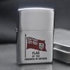 Zippo 1992 mộc đáy Canada in hình lá cờ C183
