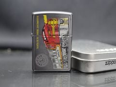 Zippo 1998 Hình Đoàn Tàu Hơi Nước - Bản Sơn Đổ Màu Cao Cấp C124