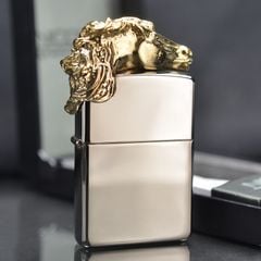Zippo 1996 Emblem Đầu Ngựa – Mạ Vàng Gold Plated C203