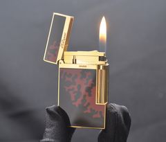 Dupont 2 lỗ cao sơn mài đen đỏ DPH36