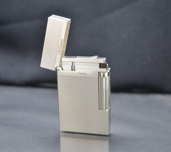 Dupont 2 lỗ vân kim cương nhỏ bọc bạc DPH122