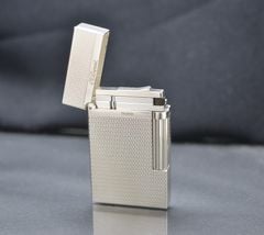 Dupont 2 lỗ vân kim cương nhỏ bọc bạc DPH122