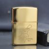 Zippo 1991 mạ vàng bàn đồ Saipan C07